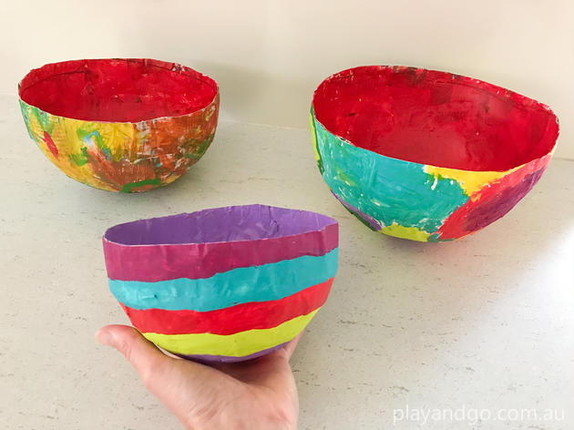 How to Make Papier-Mache Bowls